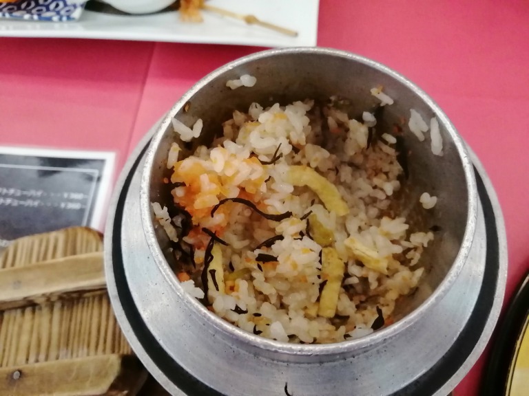 レインボー桜島夕食⑥